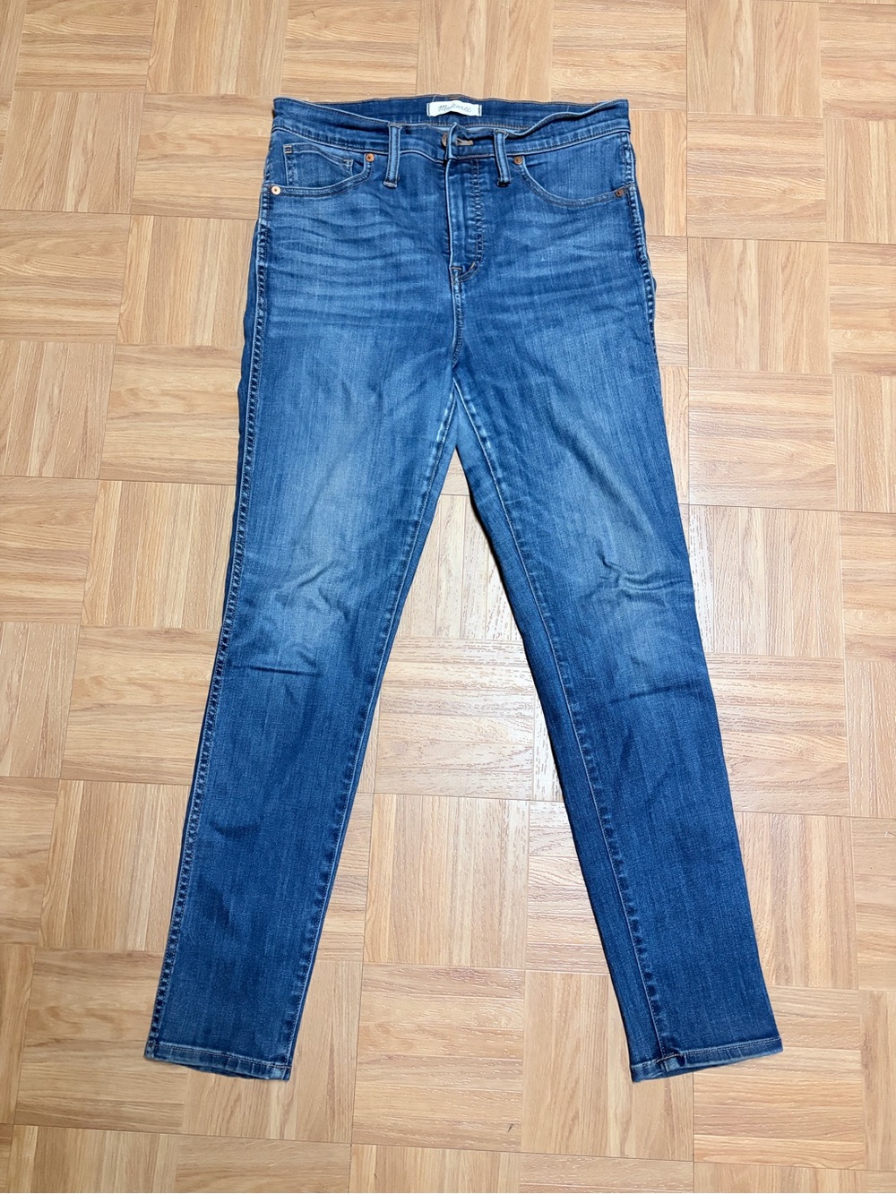 Madewell Medium Blue Skinny Jeans
